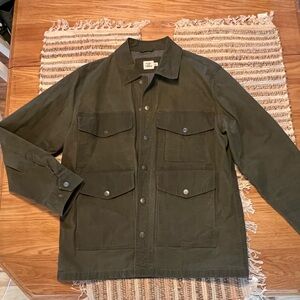 Men's Military Field Jacket - Olive Green
